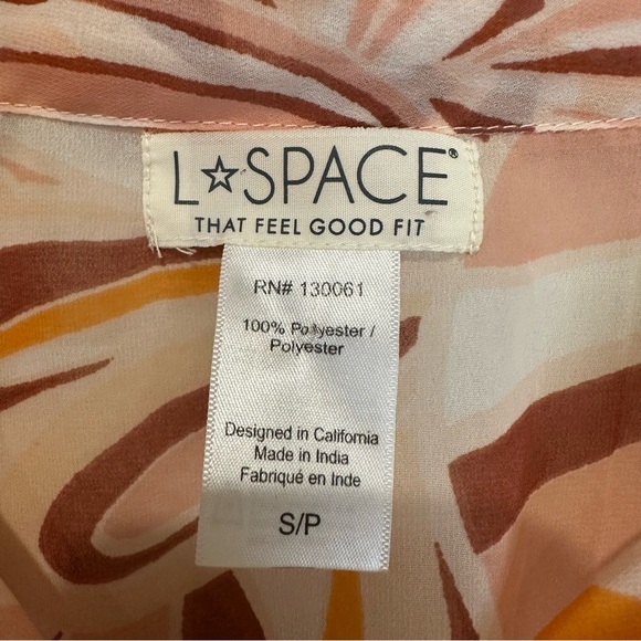 L*Space X Tessa Brooks Catalina Colorful Patterned Shirt and Pants Set - Picture 3 of 12